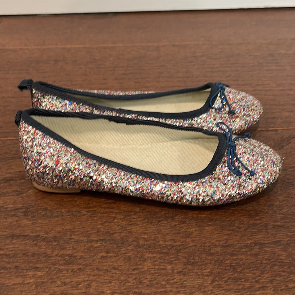Crewcuts Girls Sparkly Ballet Flats Size 13