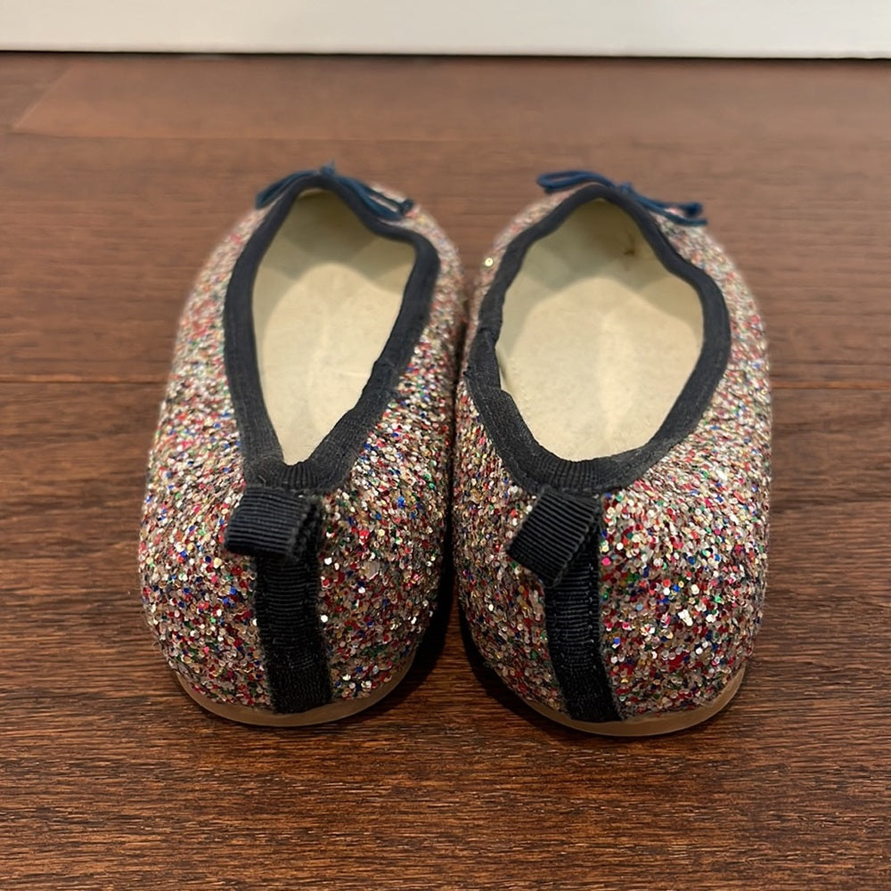 Crewcuts Girls Sparkly Ballet Flats Size 13
