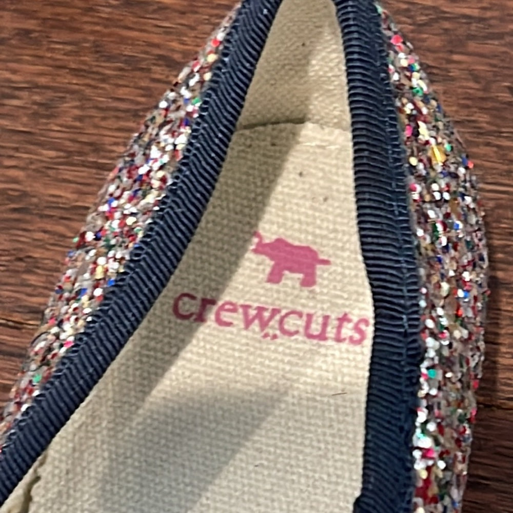 Crewcuts Girls Sparkly Ballet Flats Size 13