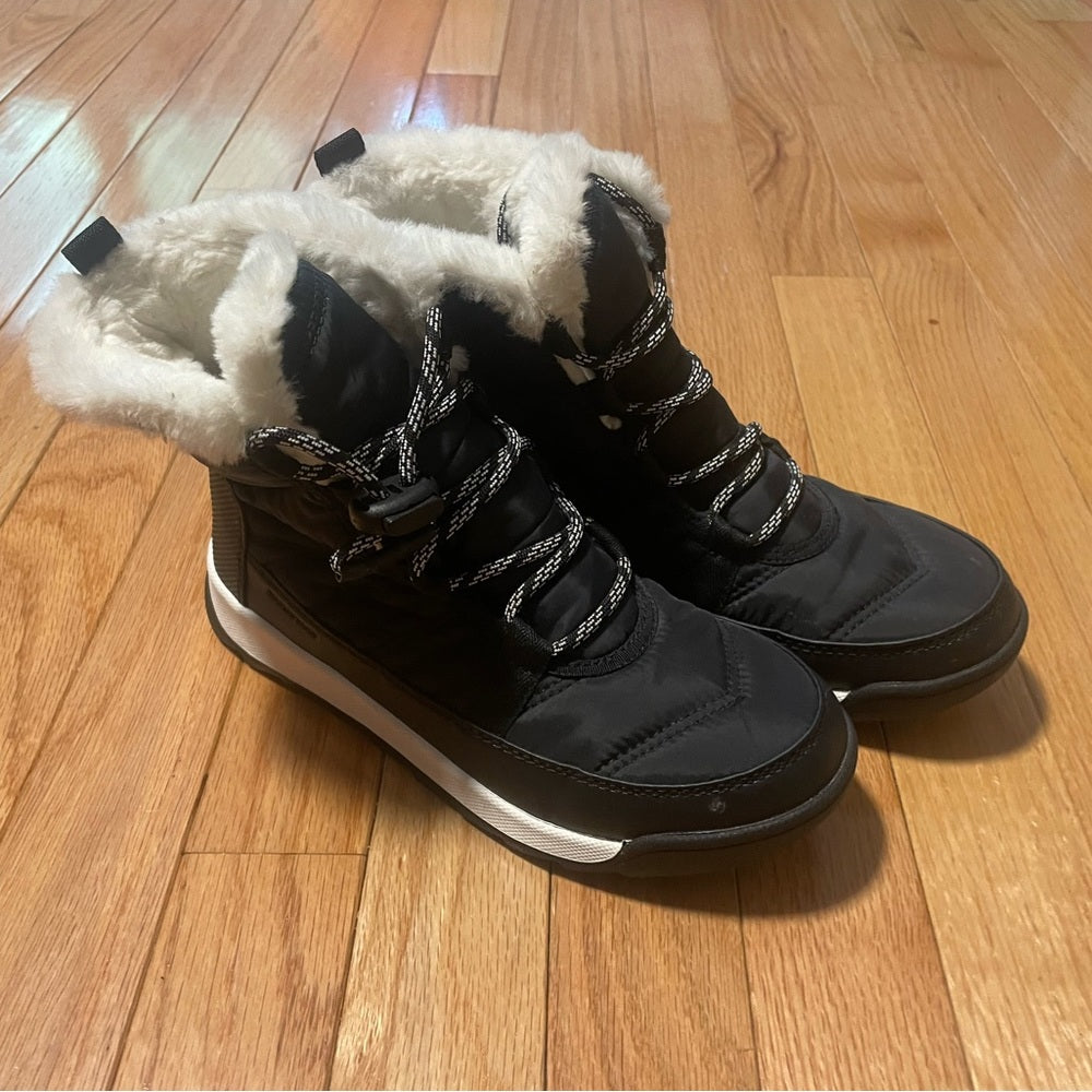 Sorel Black Kids Snow Boots Size 3