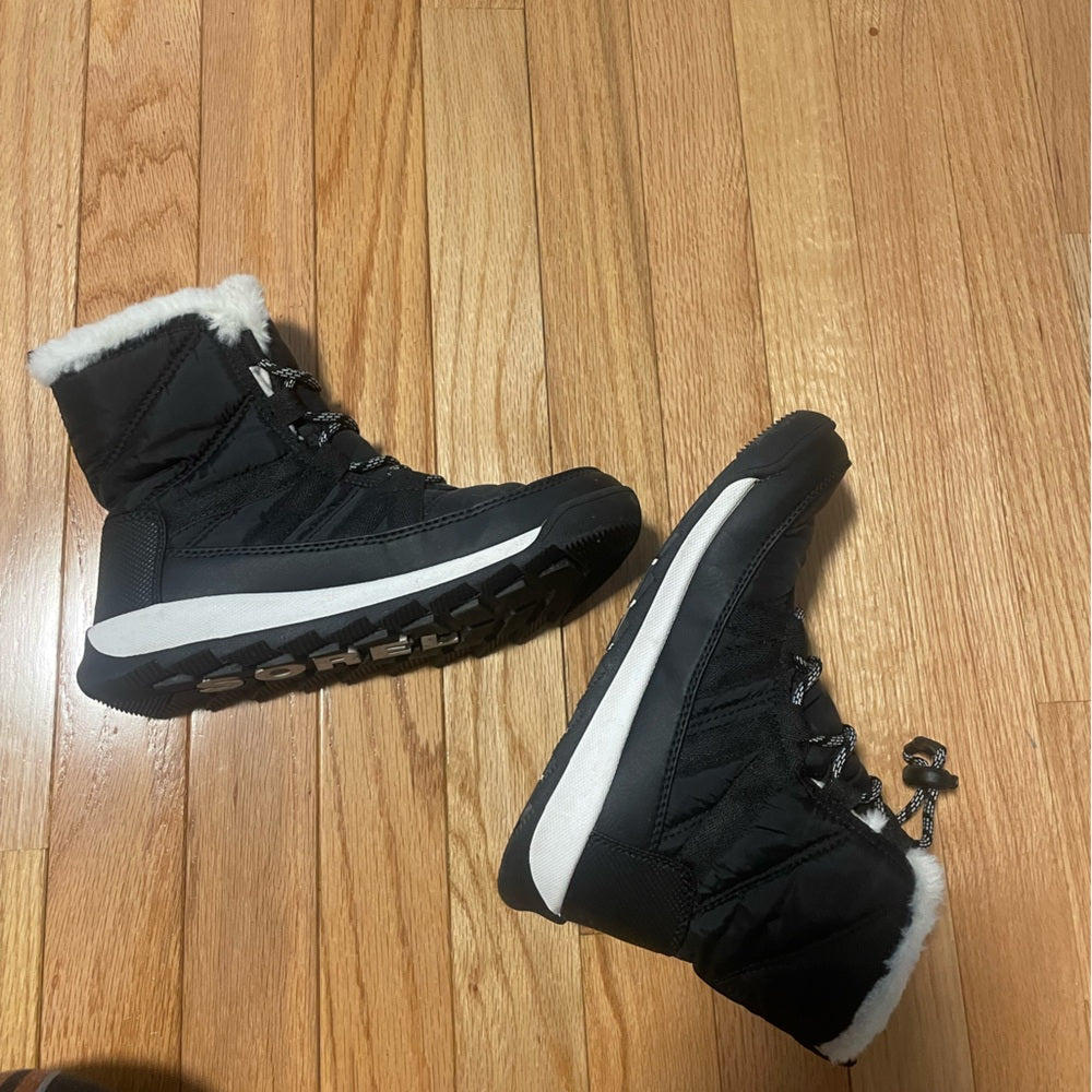 Sorel Black Kids Snow Boots Size 3