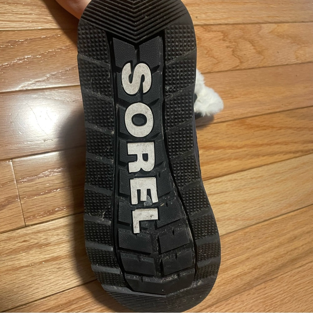 Sorel Black Kids Snow Boots Size 3