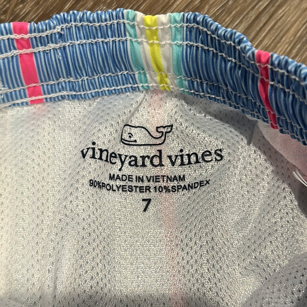 Vineyard Vines Bundle Boys Colorful Swin Trunks - Size 7