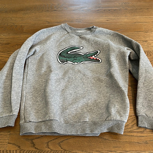 Lacoste Boys Graphic Crewneck - Size 10