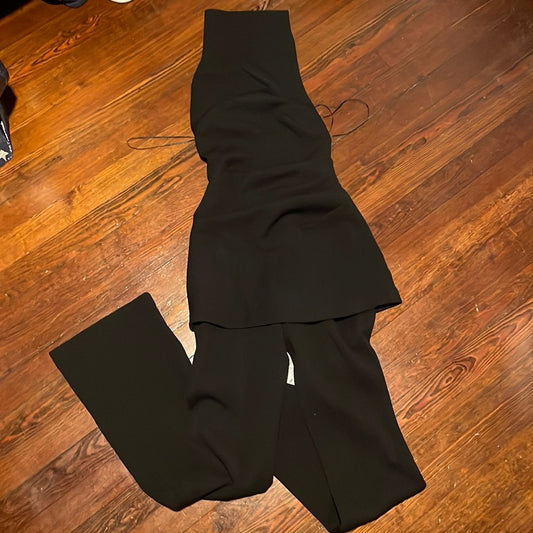 MISHA Women’s Black Pant Jumpsuit with open Back Size US 2