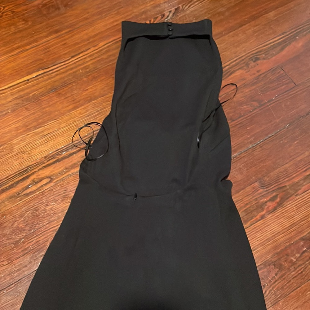 MISHA Women’s Black Pant Jumpsuit with open Back Size US 2