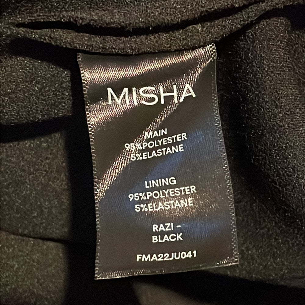 MISHA Women’s Black Pant Jumpsuit with open Back Size US 2