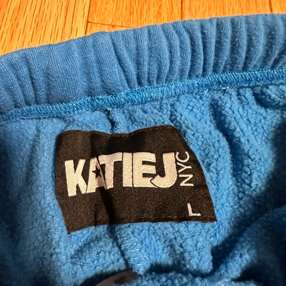 Katie J NYC Blue Kids Sweatpants Size Large