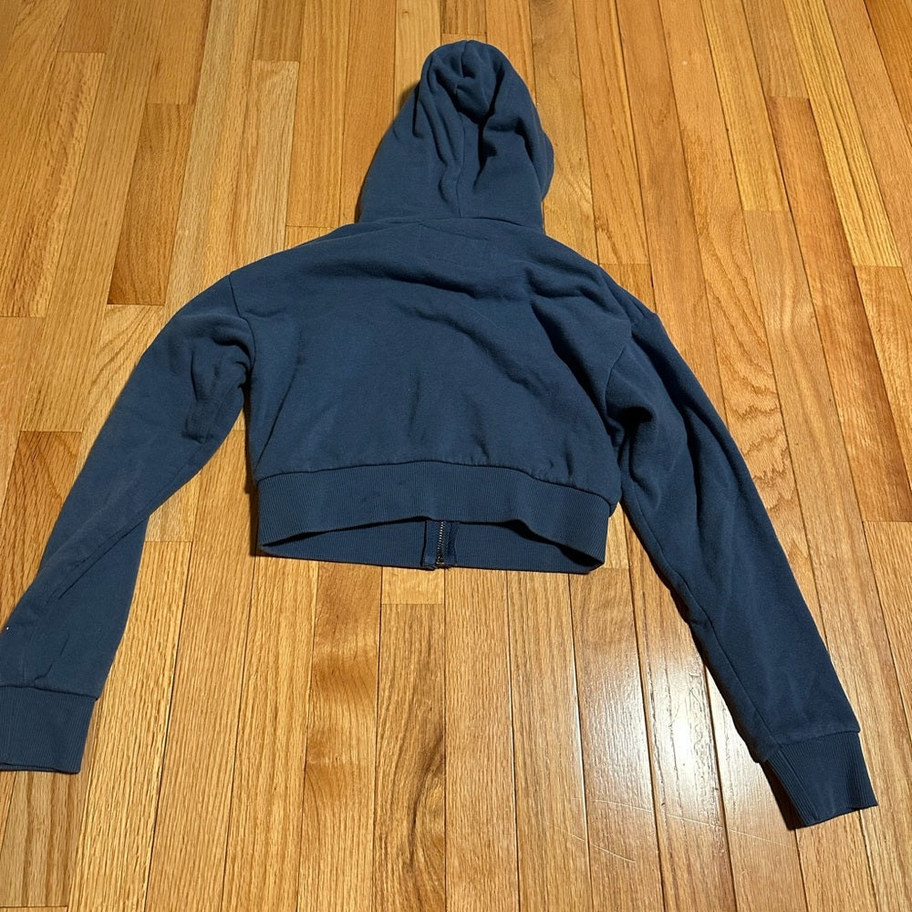 Katie J NYC Kids Blue Zip Up Hoodie Size Large