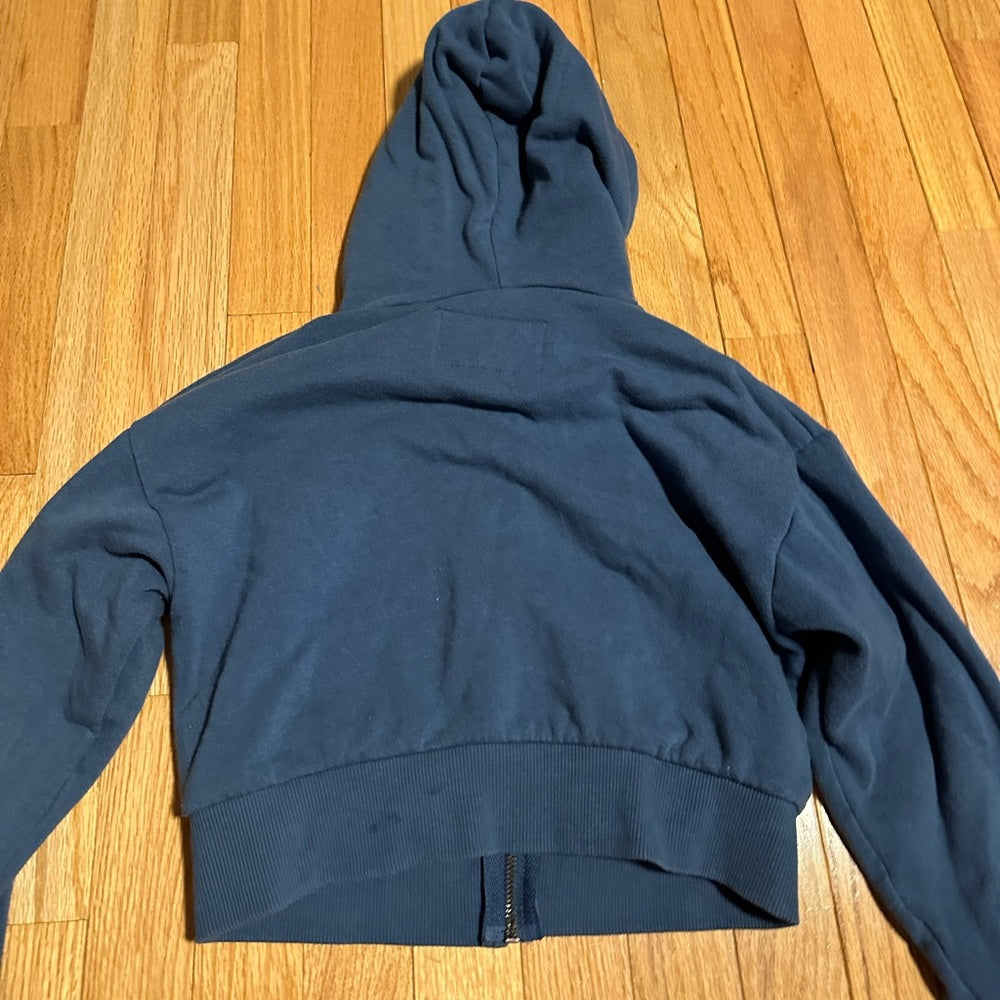 Katie J NYC Kids Blue Zip Up Hoodie Size Large