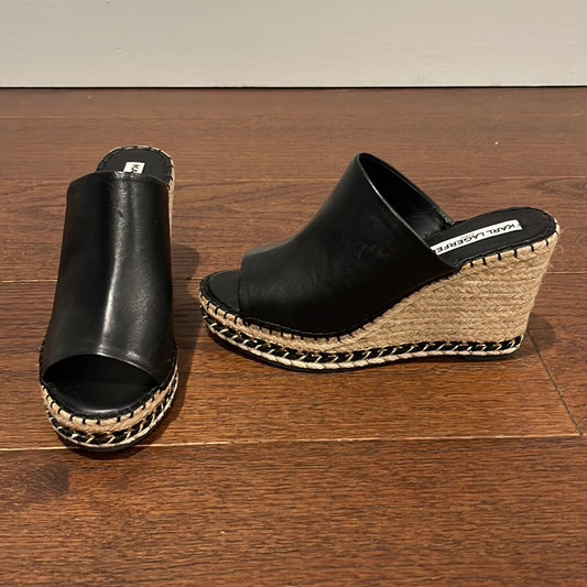 Karl Lagerfeld Women’s Black Wedges Size 8.5