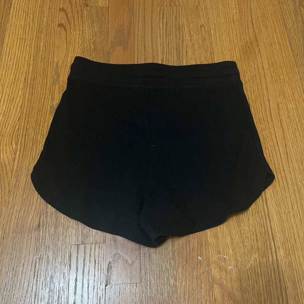 TNA Womens Black Waffle Shorts Size Small