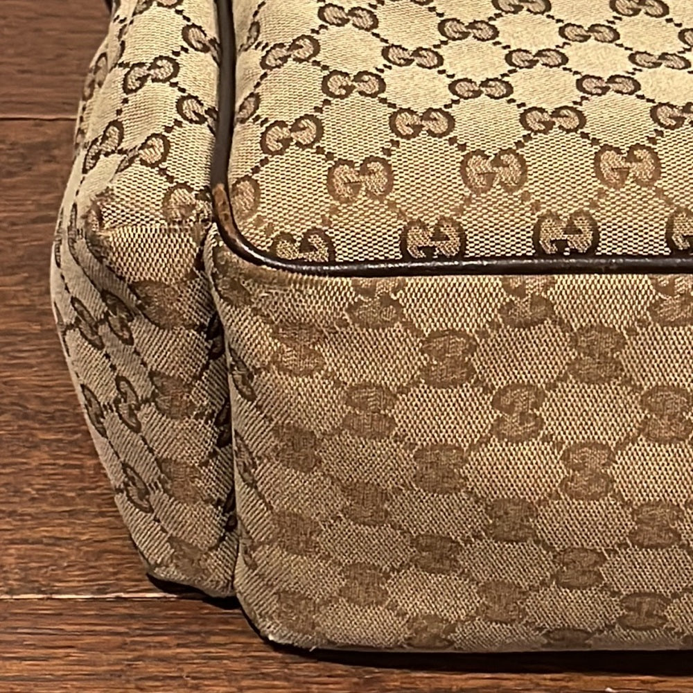 Gucci Beige/Brown GG Canvas Diaper Bag