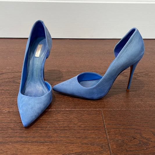 Schutz Women’s Blue Suede Pumps Size 7
