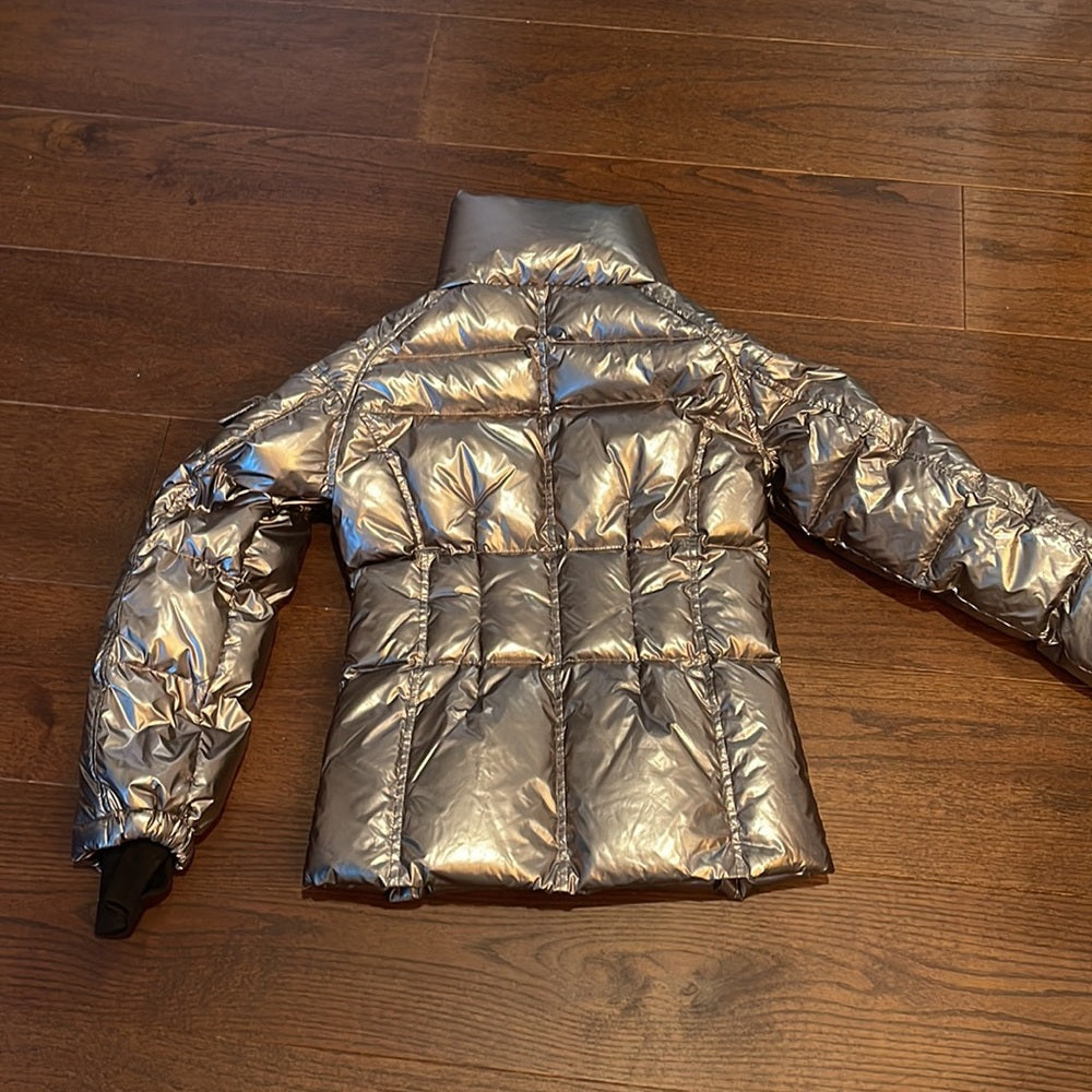 SAM Girls Metallic Puffer Jacket Size 14