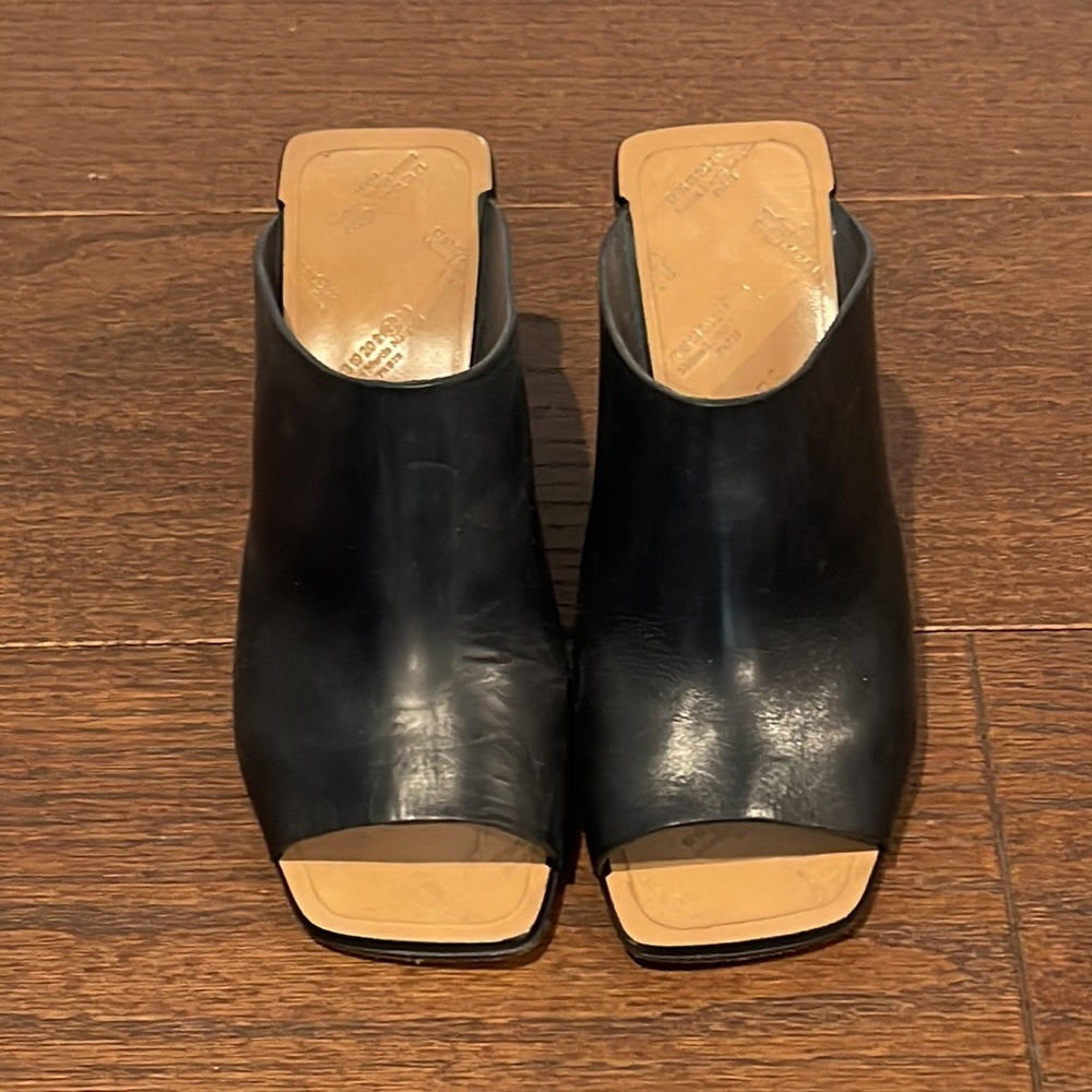 Maison Martin Margiela Black Peep Toe Heels Size 38/8