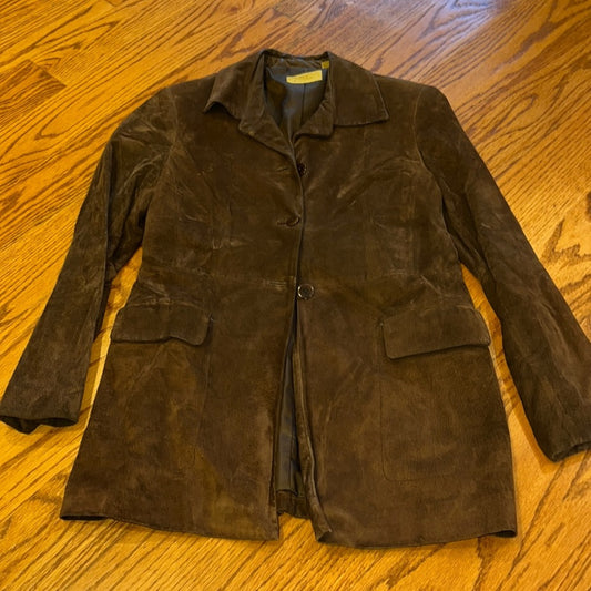 Caslon Woman’s Brown Leather Jacket Size XS
