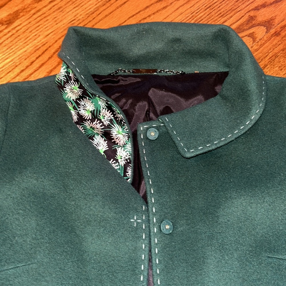 Ellie Tahari Woman’s Green Jacket Size XS