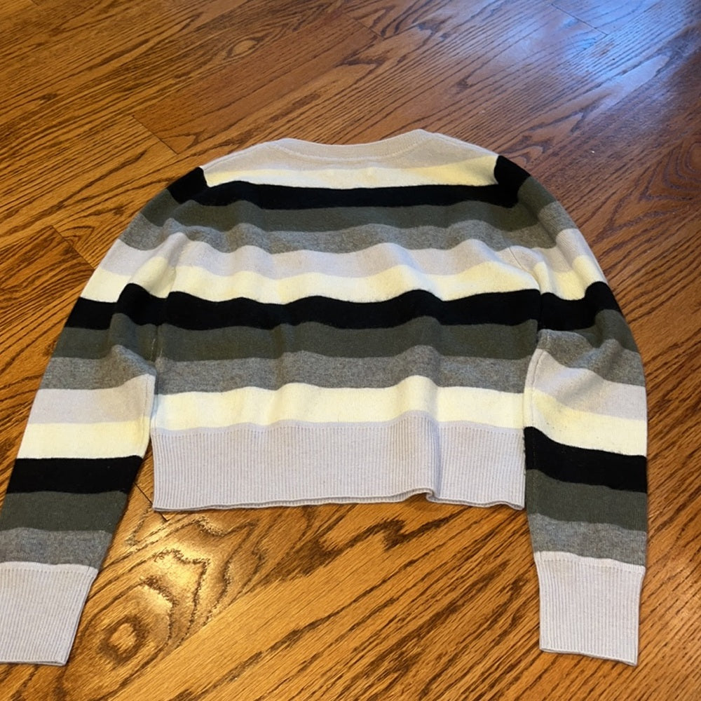Naadam Woman’s Cashmere Striped Sweater Size XS
