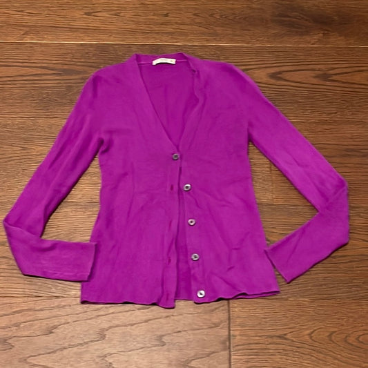 Prada Women’s Purple Cashmere/Silk Cardigan Size 38/US 2