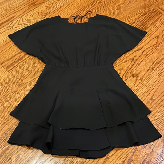 NWT Alice + Olivia Woman’s Black Short Sleeve Dress Size 2