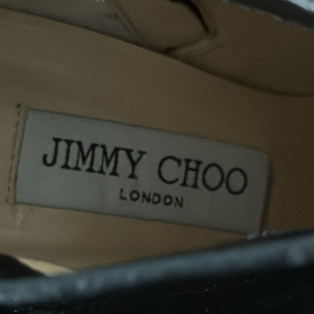 Jimmy Choo Women’s Black Leather Booties Size 38.5/8.5