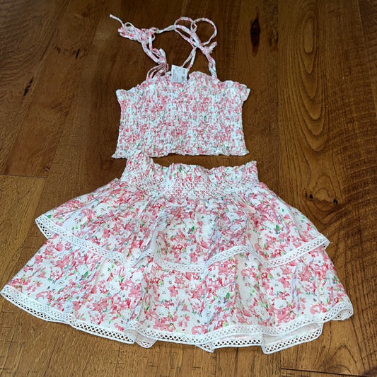NWT Katie J NYC Girl’s Floral Set Size S