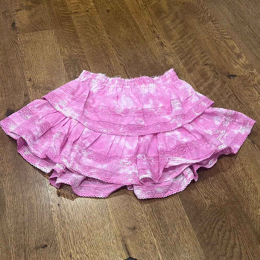 NWT LoveShackFancy Women’s Skirt Pink and White Size XS