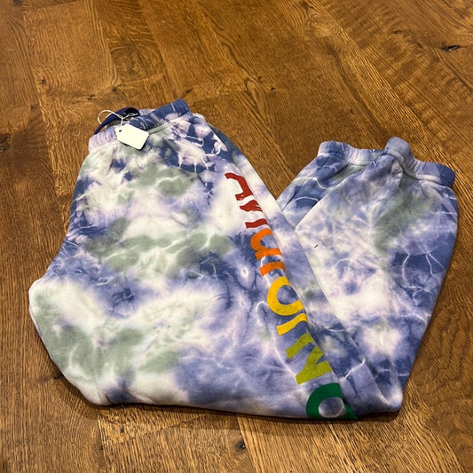 NWT Aviator Nation Women’s Sweatpants Purple, Green, and Rainbow Size XS