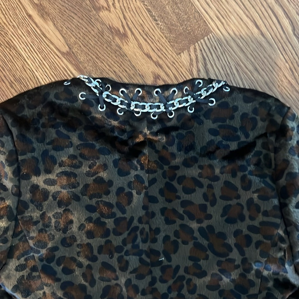 L’agence Women’s Cheetah Jacket Size 2