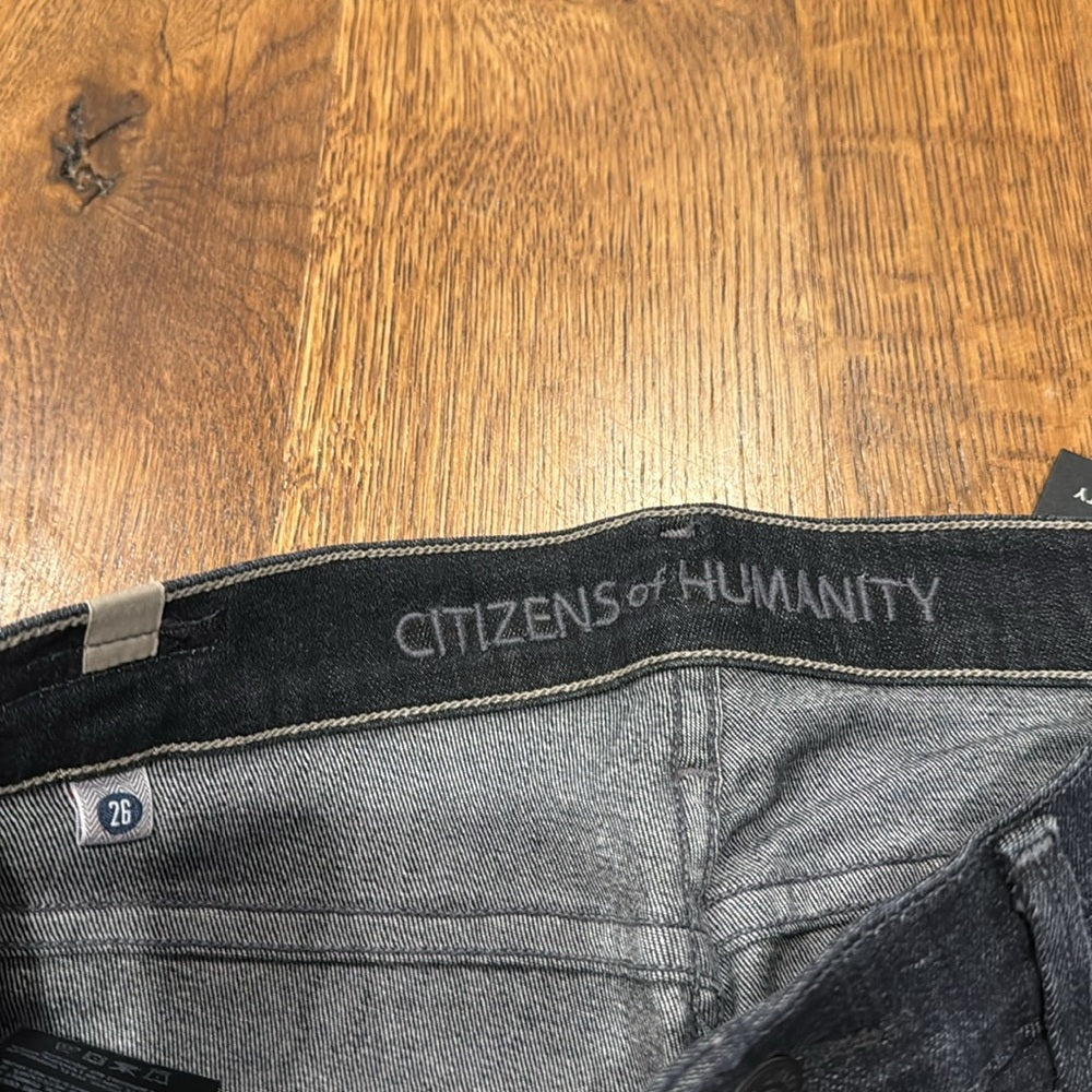 NWT Citizens of Humanity Women’s Skinny Jeans Black Size 26