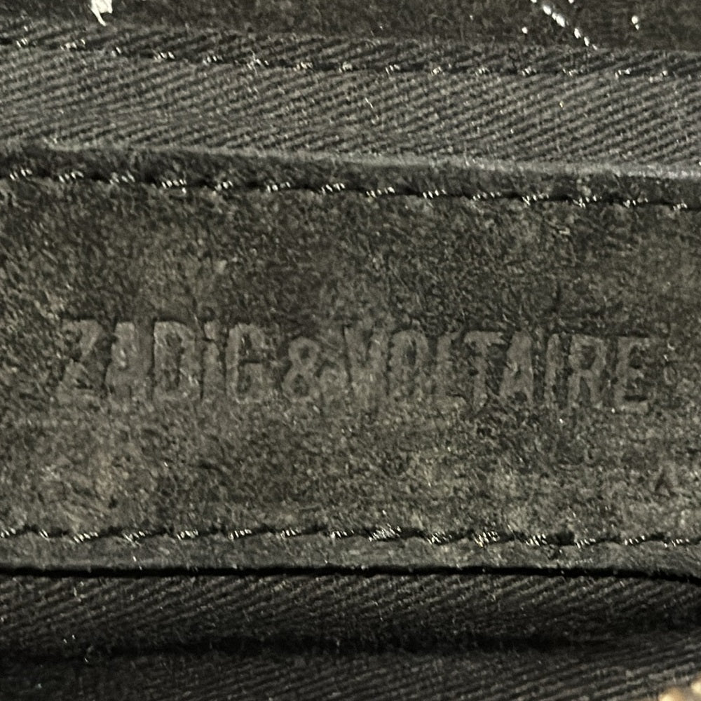 Zadig & Voltaire Black Suede Shoulder Bag