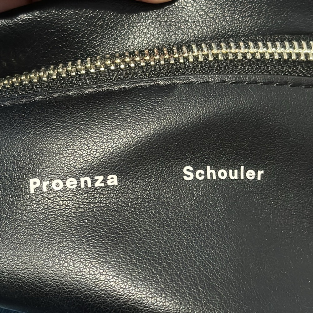 Proenza Schouler White Label Stanton Black Leather Sling Bag
