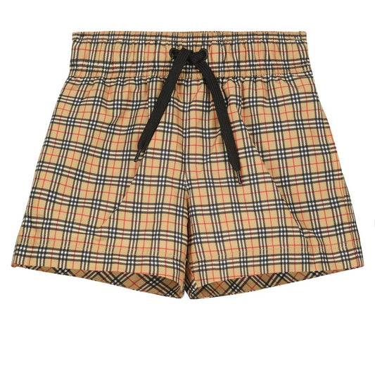 BURBERRY Boys Vintage Check Swim Trunks Size 12