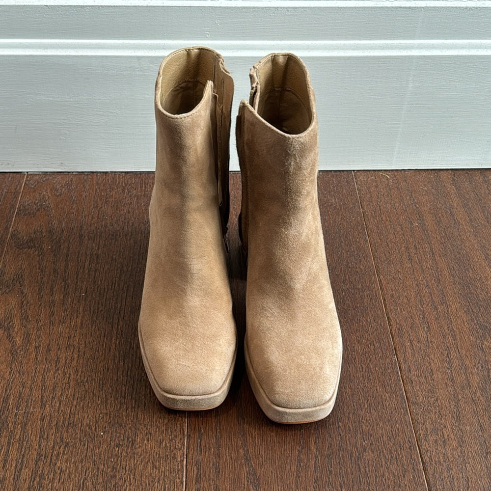 Dolce Vita Women’s Ulyses Tan Suede Boots Size 7